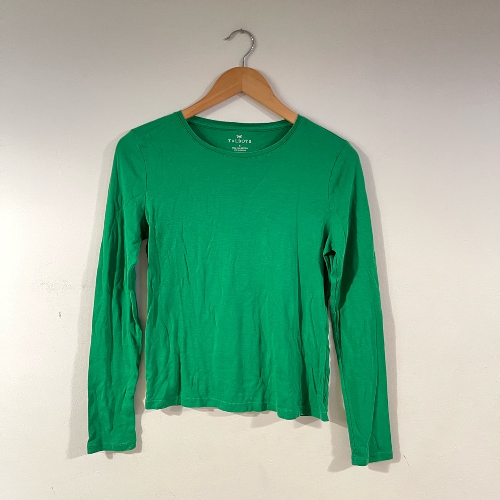 Talbots Green Long Sleeve Shirt